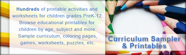 Curriculum Sampler & Printables