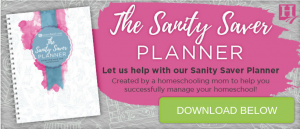 Sanity Saver Planner download
