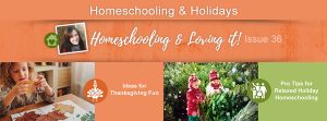 Holiday Homeschooling Thanksgiving