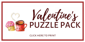 Valentine's Day Puzzle Printables