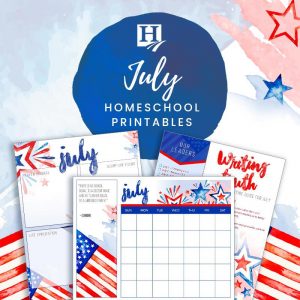 July Homeschool Printables