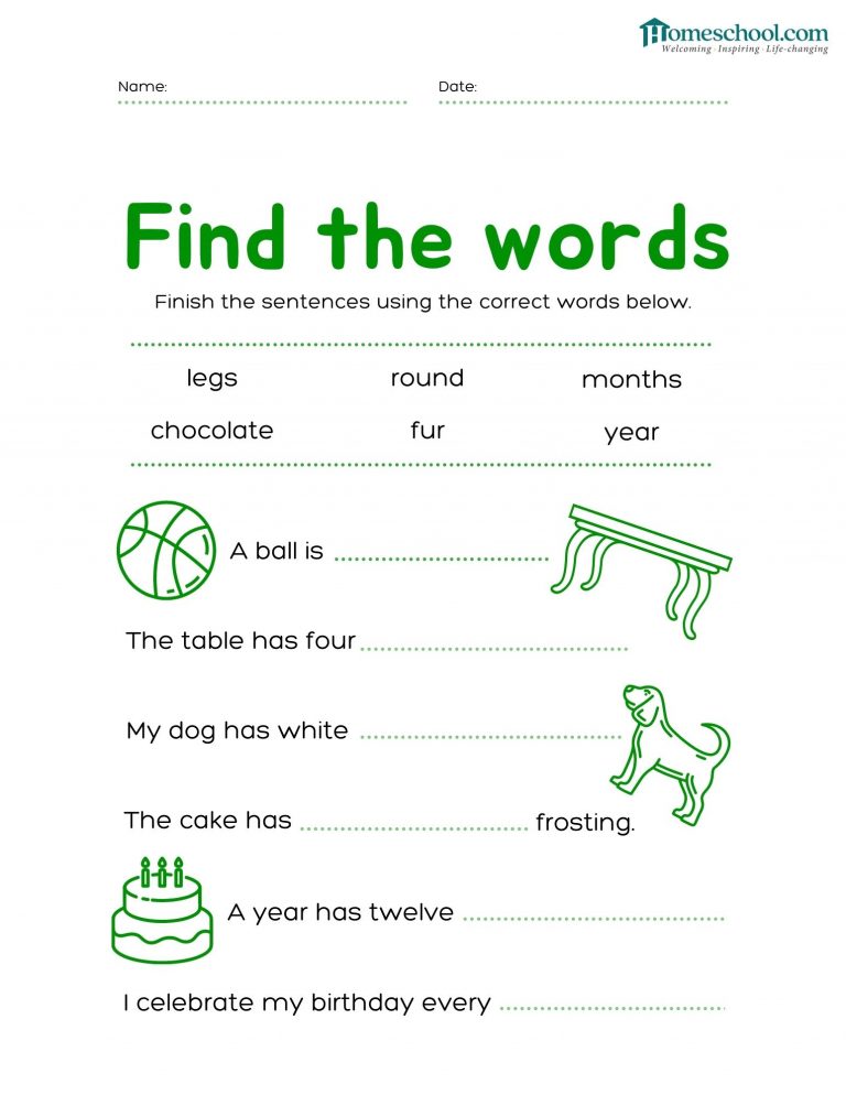 Free March Homeschool Printables | Homeschool .com