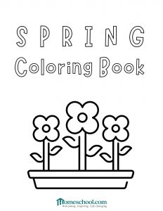 Spring Coloring Book Printable